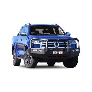 ECB Textura Black Powdercoat BullBar to suit Great Wall Cannon 09/20 - Onwards