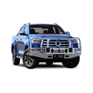 ECB Silver Hammertone Powdercoat Winch BullBar to suit Great Wall Cannon 09/20 - Onwards