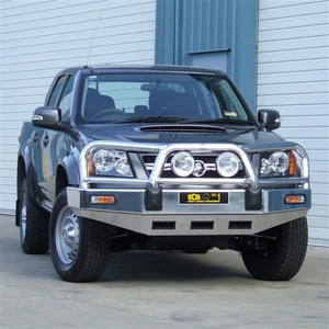 ECB Textura Black Powdercoat BullBar to suit Holden Colorado 4WD 09/08 - 05/12