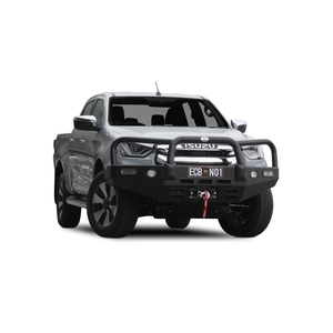 ECB Textura Black Powdercoat Winch BullBar to suit Isuzu D-Max 2WD/4WD 07/20 - Onwards