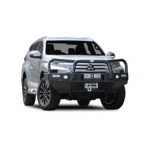ECB Black Ripple Winch BullBar to suit Mitsubishi Pajero Sport GLS 11/19 - 03/2024