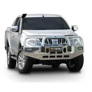 ECB Black Ripple BullBar to suit Mitsubishi Triton MQ 01/15 - 10/18