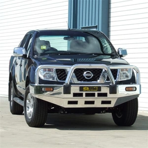 ECB Black Ripple BullBar to suit Nissan Navara D40 ST /05 - 12/11