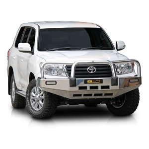 ECB Silver Hammertone Powdercoat BullBar to suit Toyota LandCruiser 200 Series GX 03/12 - 10/15