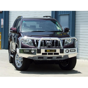 ECB Textura Black Powdercoat BullBar to suit Toyota Prado 150 Series Non Sen Mod 11/09 - 10/13
