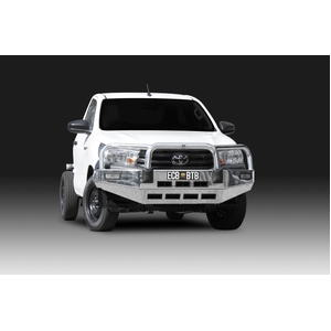 ECB Textura Black Powdercoat BullBar to suit Toyota HiLux Workmate 4WD Wide Cab 07/15 - 05/18