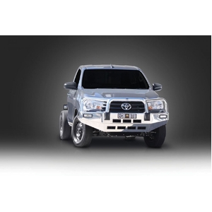 ECB Textura Black Powdercoat BullBar to suit Toyota HiLux Workmate 2WD Narrow Cab 07/15 - 05/18