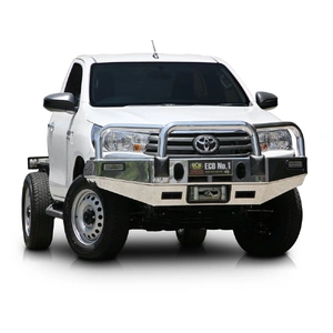 ECB Black Ripple BullBar to suit Toyota HiLux SR 4WD Narrow Cab 07/15 - 05/18
