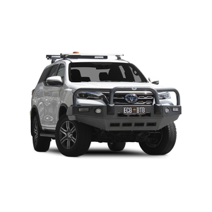 ECB Silver Hammertone Powdercoat BullBar to suit Toyota Fortuner 06/19 - 07/21