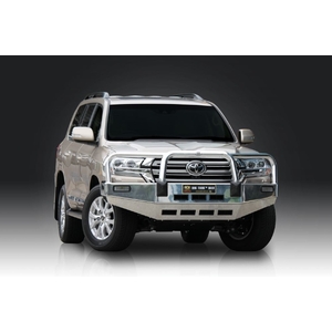 ECB Textura Black Powdercoat BullBar to suit Toyota LandCruiser 200 Series GX 01/16 - 06/21
