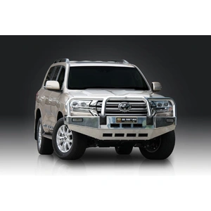 ECB Silver Hammertone BullBar to suit Toyota LandCruiser 200 Series GX 01/16 - 06/21