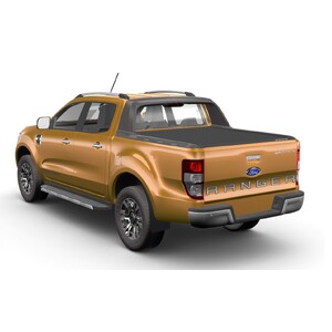 Mountain Top EVOm Black Manual Roller Cover to suit Ford Ranger Wildtrak Dual Cab 2011 -2022