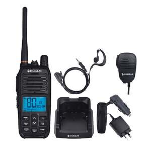 EcoXGear EcoXTalk 2 Watt UHF CB Handheld Radio - Black