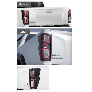 Maxliner MaxPro Tail Lamp Surround to suit Mitsubishi Triton Dual Cab 2019 - 2024 (Matte Black)