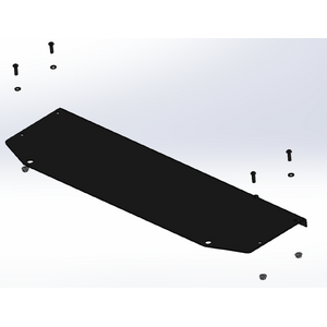 Offroad Animal Winch Area Cover Plate (delete), JK, JL, JT Wrangler Bull bar