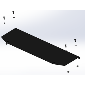 Offroad Animal Winch Area Cover Plate (delete), JK, JL, JT Wrangler Bull bar