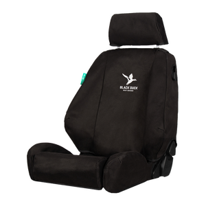 Black Duck Rear Bench Seat Cover to suit Ford Ranger PX1 Super Cab 07/11 - 05/15