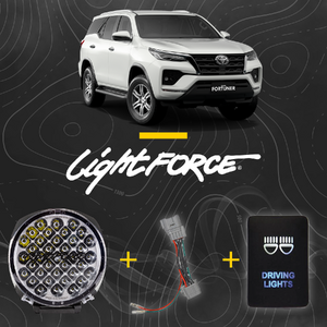 Lightforce - Genesis LED Driving Light Kit to suit Toyota Fortuner 2021 - Onwards 