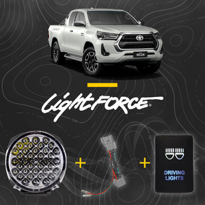 Lightforce - Genesis LED Driving Light Kit to suit Toyota Hilux 2021 - Onwards