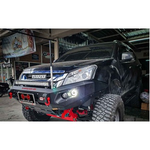 Hamer 4x4 King Series Bull Bar to suit Isuzu D-Max 2012 - 2016 (Includes Recovery Points)