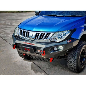 Hamer 4x4 King Series Bull Bar to suit Mitsubishi Triton MQ 2015-2018 (incl. 3.5T Rated Recovery Points)