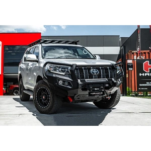 Hamer 4x4 King Series Plus Bull Bar to suit Toyota Prado 150 Series 2018-2024 (incl. 3.5T Rated Recovery Points)