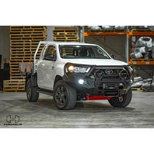 Hamer 4x4 King Series Plus Bull Bar to suit Toyota Hilux 2024 - Onwards (incl. 3.5T Rated Recovery Points)