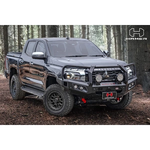 Hamer 4x4 King Series Plus Bull Bar to suit Mitsubishi Triton MV 2024 - Onwards (incl. 3.5T Rated Recovery Points)