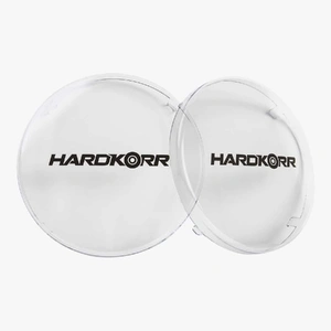 HARDKORR 9" CLEAR LIGHT COVER (PAIR)