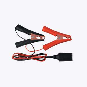 HARDKORR Battery Clamps to Female Cig Plug Lead (1.5m)