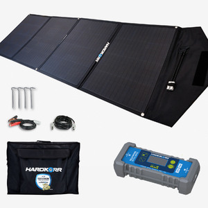 Hardkorr 200W Heavy Duty Solar Mat MK1 with Croc Skin and 15A Solar Regulator