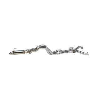 Torqit DPF Back 3" Twin to 4" Single Exhaust to suit Toyota Landcruiser 4.5L 200 SERIES 10/2015 - 2024 with 650mm Creative Extension