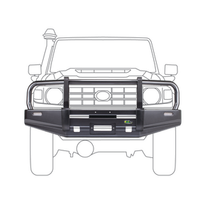 Ironman 4x4 Commercial Bull Bar to suit Toyota Landcruiser 70 Series 2007 - 2022