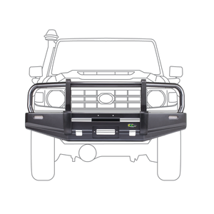 Ironman 4x4 Commercial Bull Bar to suit Toyota Landcruiser 70 Series 2007 - 2022