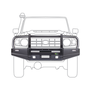 Ironman 4x4 Commercial Bull Bar to suit Toyota Landcruiser 79 Series Single Cab 2016 - 2024