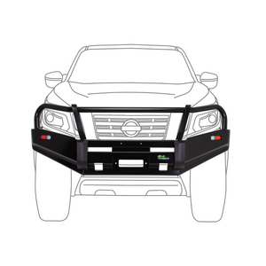 Ironman 4x4 Commercial Bull Bar to suit Nissan Navara NP300 2015 - 2020