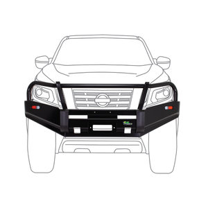 Ironman 4x4 Commercial Bull Bar to suit Nissan Navara NP300 2015 - 2020