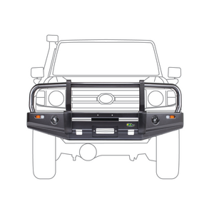 Ironman 4x4 Deluxe Bull Bar to suit Toyota Landcruiser 70 Series 1984 - 2007