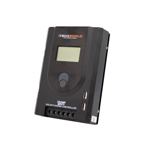 iTechWorld 20A MPPT Solar Charge Controller (12/24V)