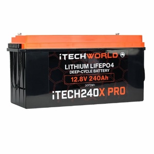 iTechWorld 240AH Lithium Deep Cycle Battery (12V)