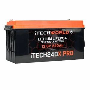 iTechWorld 240AH Lithium Deep Cycle Battery (12V)