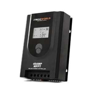 iTechWorld 40A MPPT Solar Charge Controller (12/24V)