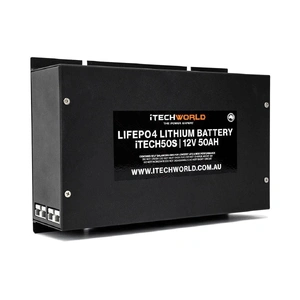 iTechWorld 50AH Slim Lithium Deep Cycle Battery (12V)