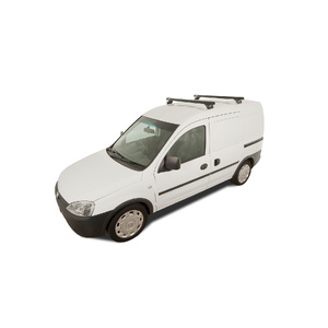 Rhino-Rack Heavy Duty RLTP Black 2 Bar Roof Rack for HOLDEN Combo XC 2DR Van (09/2002-Current) - JA0540