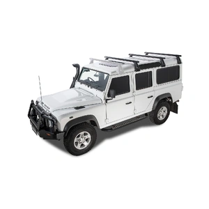 Rhino-Rack JA0836 Heavy Duty RL210 Black 3 Bar Roof Rack for LAND ROVER Defender 110 (incl. Hard Top) 4DR 4WD (03/1993-12/2020)