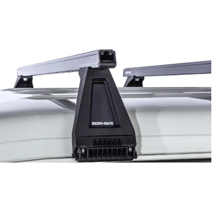 Rhino-Rack JA0838 Heavy Duty RL210 Black 3 Bar Roof Rack for TOYOTA Land Cruiser 78 Series Troop Carrier 2DR 4WD (03/2007-Current)