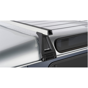 Rhino-Rack JA0873 Heavy Duty RL210 Silver 2 Bar Roof Rack for LAND ROVER Defender 2DR 4WD (2/10 to 12/20) 