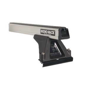 Rhino-Rack JA0913 Heavy Duty RLTF Silver 4 Bar Roof Rack for VOLKSWAGEN Multivan 2DR Van (6/05 to 11/15) LWB (Low Roof)