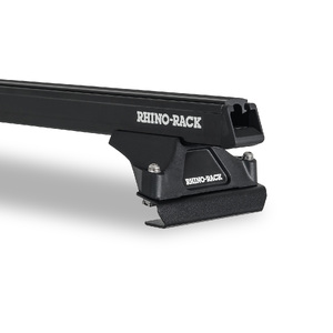Rhino-Rack Heavy Duty RLTF Black 2 Bar Roof Rack for ISUZU F-Series Flat Roof 4DR Truck (01/1986-Current) - JA1022