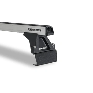 Rhino-Rack JA1029 Heavy Duty RLTF Silver 2 Bar Roof Rack for ISUZU N-Series Stepped Roof 2DR Truck (01/1986-Current)
